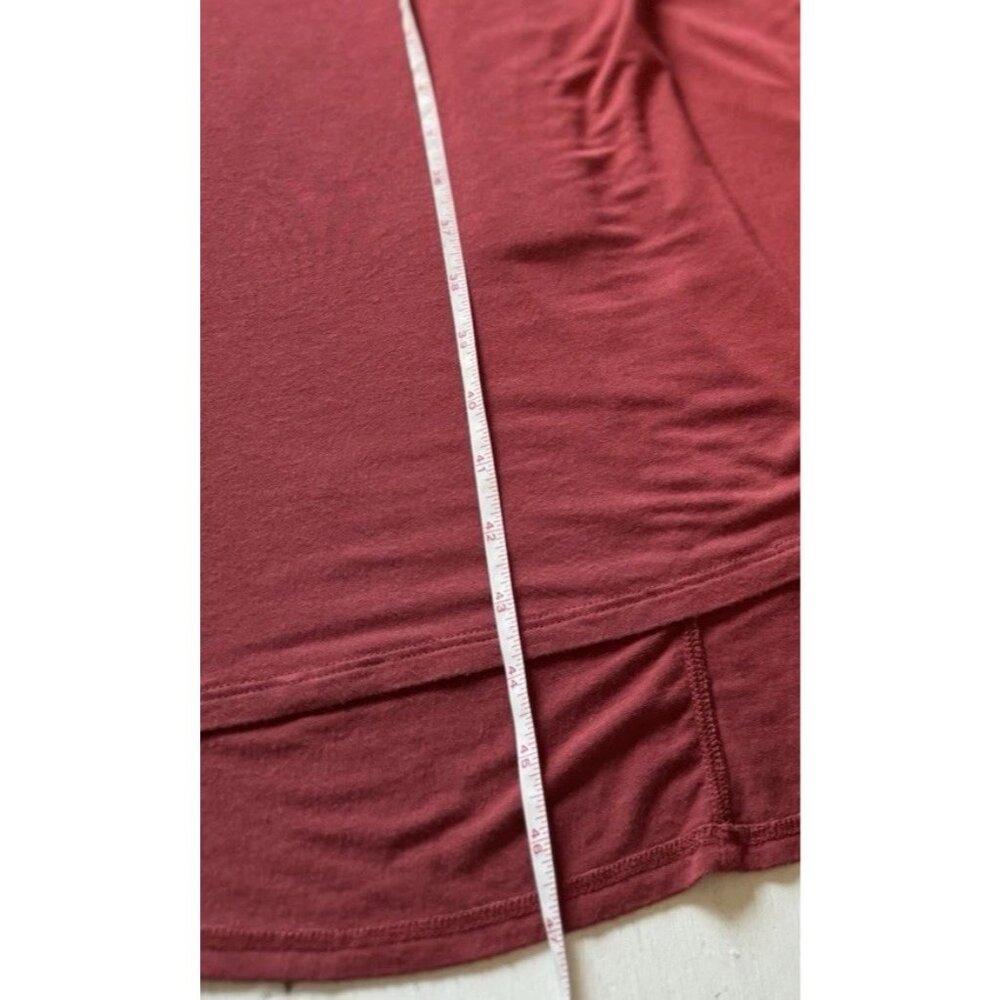 Daily Ritual Maroon Red Midi Sleeveless Dress Women’s XXL V-Neck Soft Stretch - Picture 6 of 14